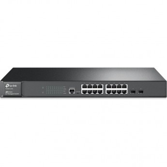 Коммутатор TP-LINK T2600G-18TS (TL-SG3216) 16-портовый с 2 SFP-слотами