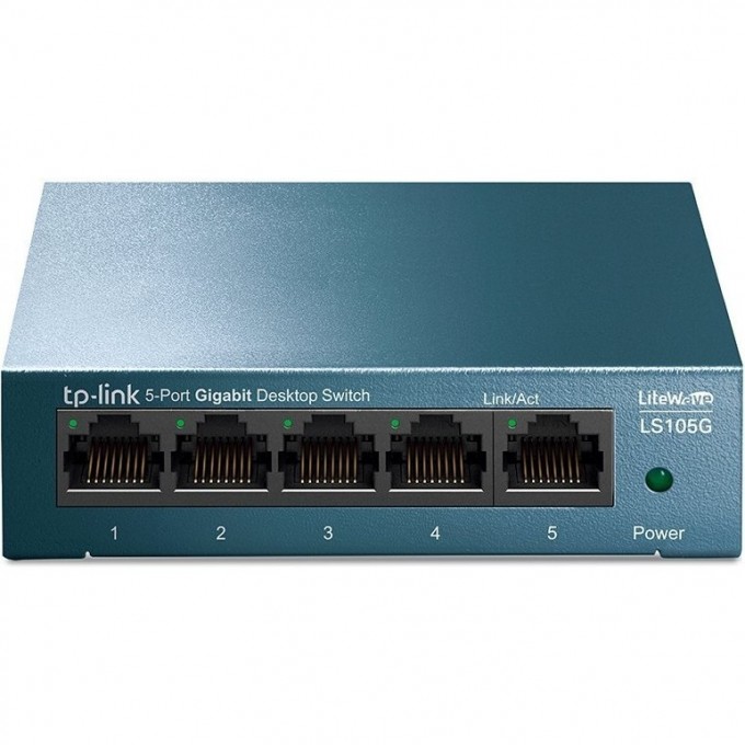 Коммутатор TP-LINK 5-портовый 10/100/1000 Мбит/с LS105G