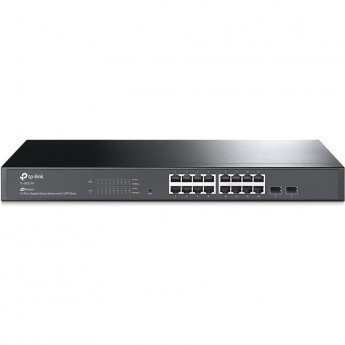 Коммутатор TP-LINK TL-SG2218P JetStream Smart с 16 гигабитными портами PoE+ и 2 гигабитными портами SFP Коммутатор TP-LINK TL-SG2218P JetStream Smart с 16 гигабитными портами PoE+ и 2 гигабитными портами SFP
