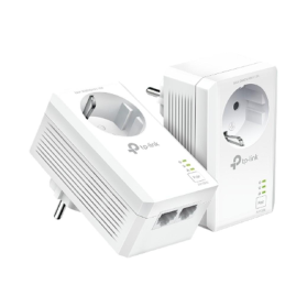 Комплект гигабитных Powerline-адаптеров TP-LINK TL-PA7027P KIT AV1000 со встроенной розеткой Комплект гигабитных Powerline-адаптеров TP-LINK TL-PA7027P KIT AV1000 со встроенной розеткой