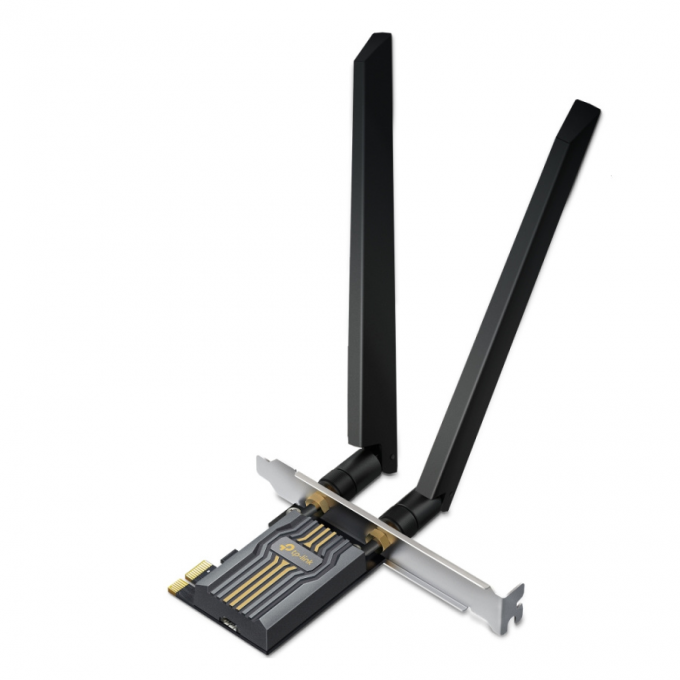 Трехдиапазонный беспроводной PCI Express-адаптер TP-LINK BE6500 Wi-Fi 7 с поддержкой Bluetooth 5.4 Archer TBE400E