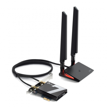 Трехдиапазонный беспроводной PCI Express-адаптер TP-LINK ARCHER TBE550E BE9300 Wi-Fi 7 с поддержкой Bluetooth 5.4 Трехдиапазонный беспроводной PCI Express-адаптер TP-LINK ARCHER TBE550E BE9300 Wi-Fi 7 с поддержкой Bluetooth 5.4