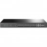 Управляемый коммутатор TP-LINK JETSTREAM уровня 2+ с 20 гигабитными портами SFP, 4 портами SFP+ и 4 комбинированными портами SFP/RJ45 SG3428XF