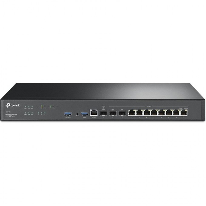 VPN-маршрутизатор TP-LINK с портами 10 Гбит/с (Omada) ER8411