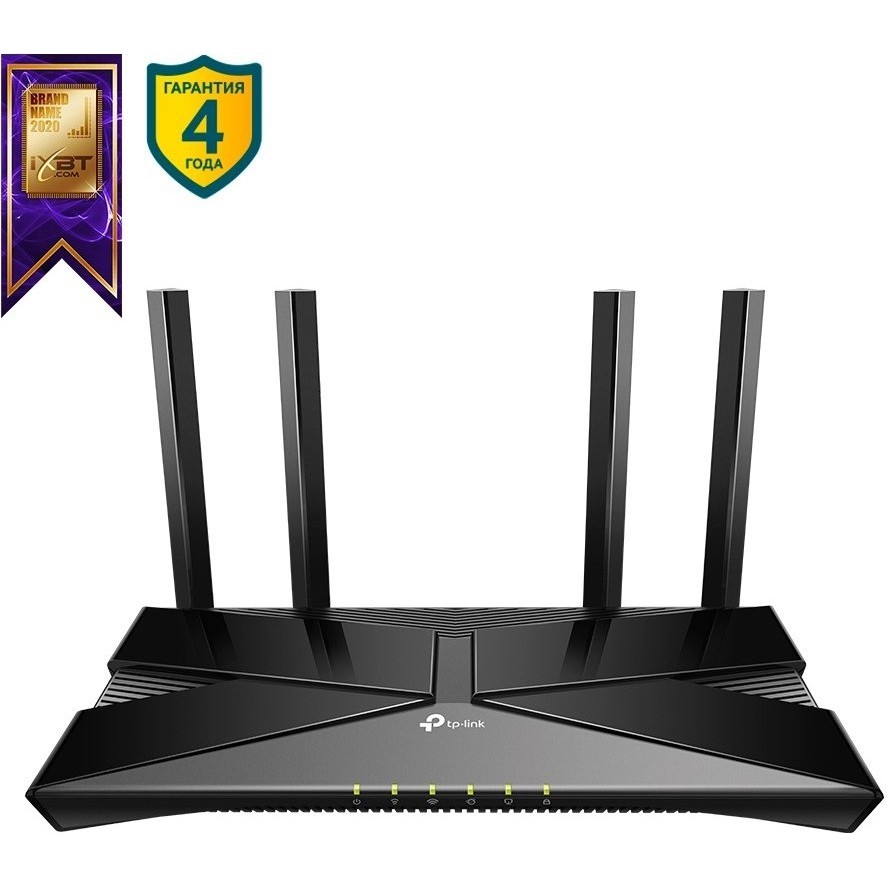 Wi-Fi роутер TP-LINK ARCHER AX10, вид на панель с портами